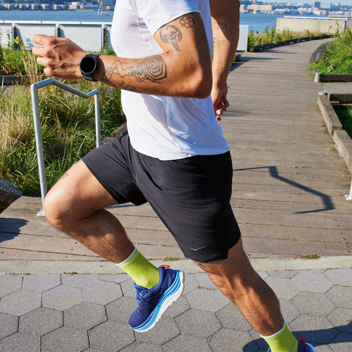 Hoka - Glide 7'' Short 2In1 - Homme