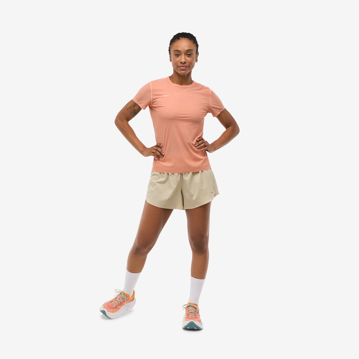 Hoka - Airolite Run Short Sleeve - Femme