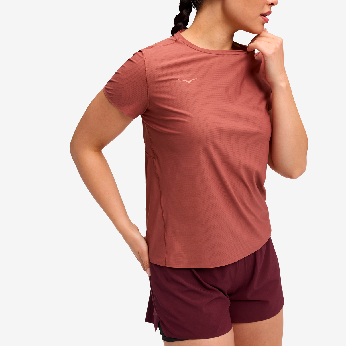 Hoka - W Airolite Short Sleeve 2.0 - Femme