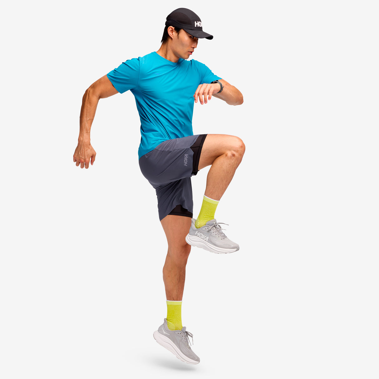 Hoka - Glide 7'' Short 2In1 - Homme
