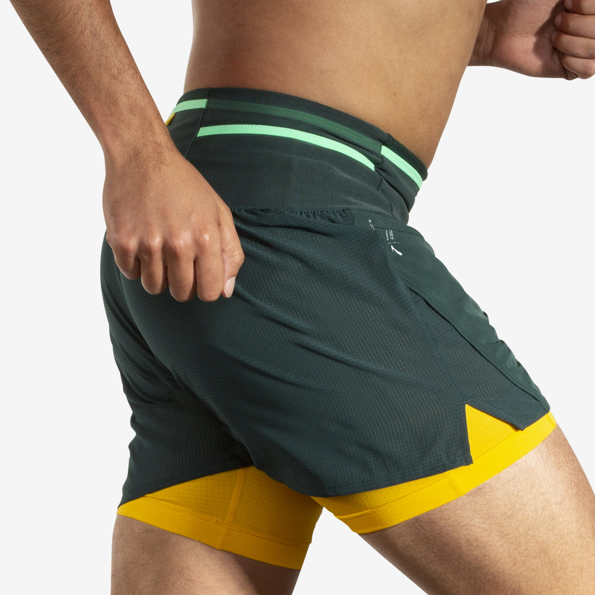 Brooks - High Point 5" 2-in-1 Short 2.0 - Homme
