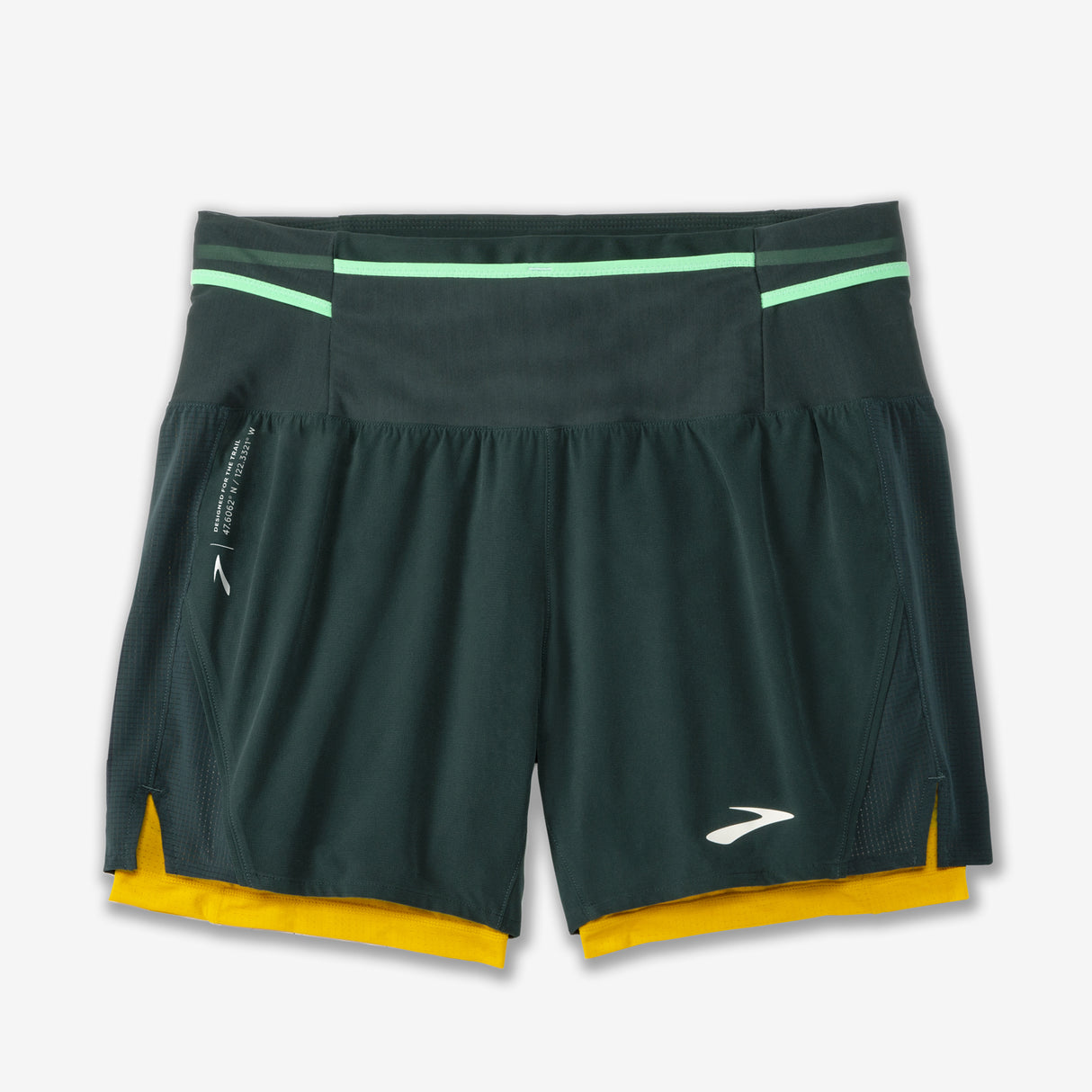 Brooks - High Point 5" 2-in-1 Short 2.0 - Homme
