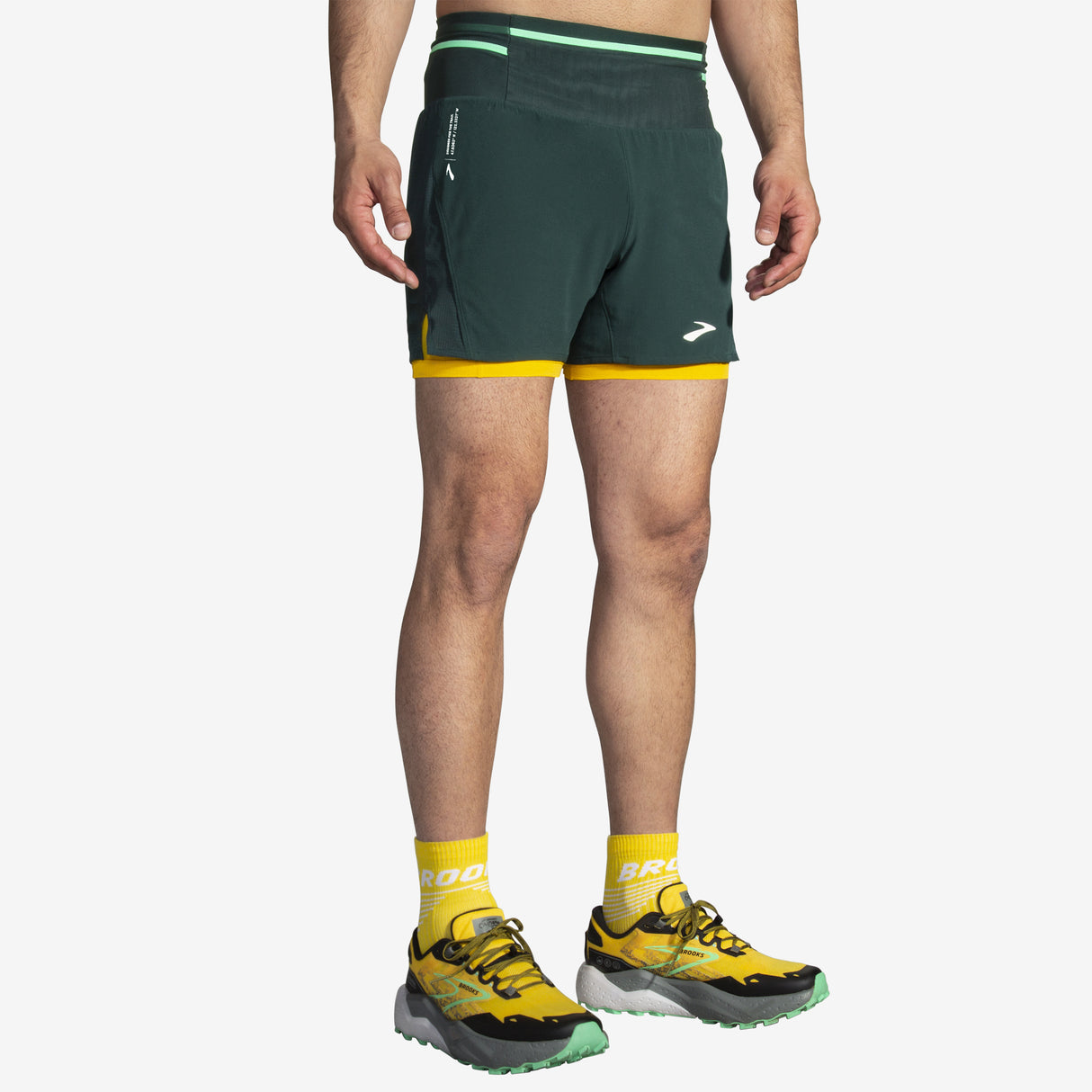 Brooks - High Point 5" 2-in-1 Short 2.0 - Homme