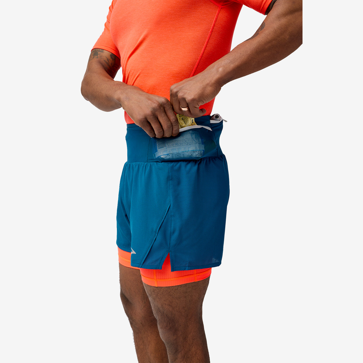 Brooks - High Point 5" 2-in-1 Short 2.0 - Homme