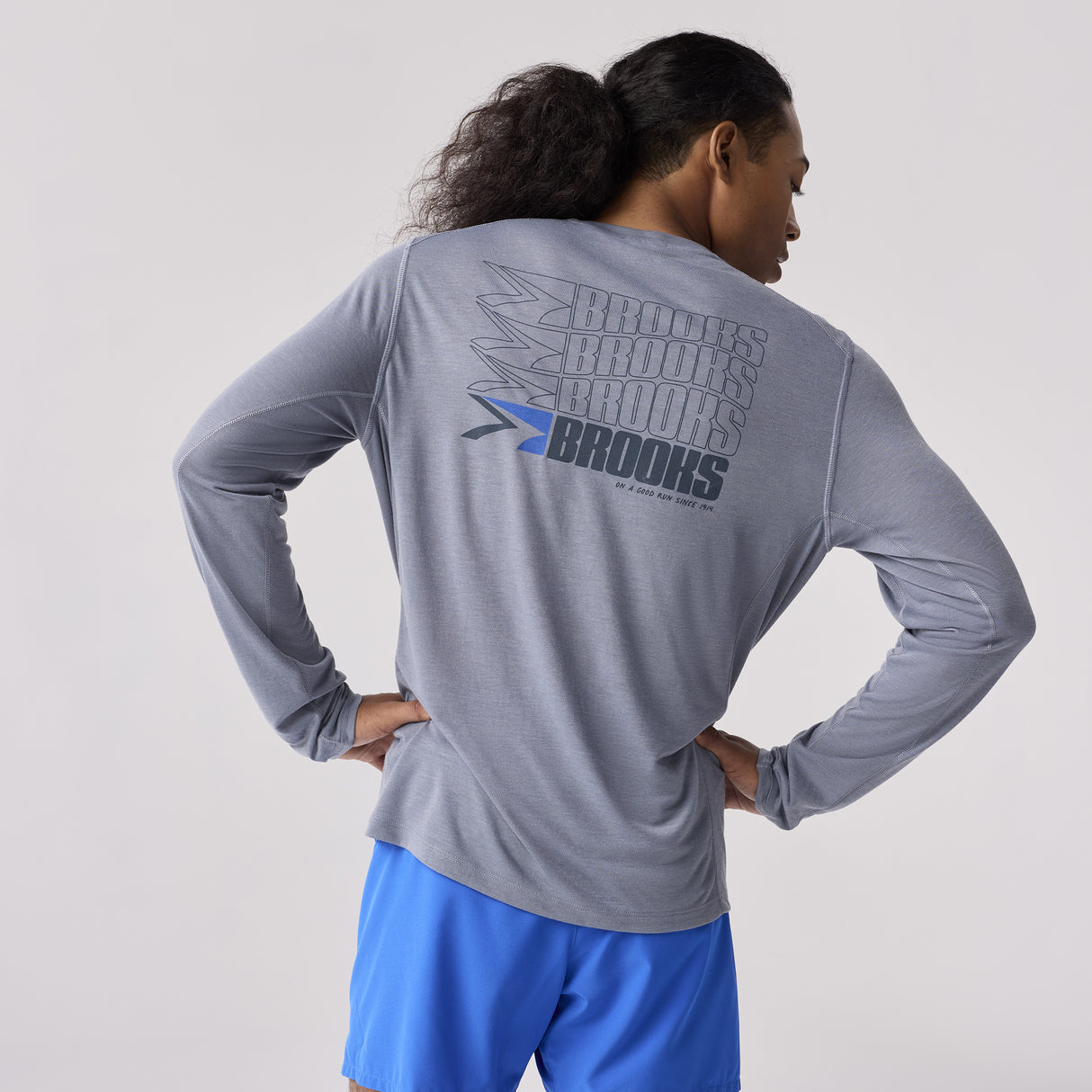 Brooks - Distance Long Sleeve 3.0 - Homme