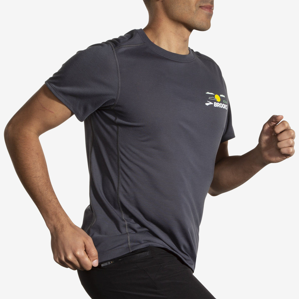 Brooks - Distance Short Sleeve 3.0 - Homme