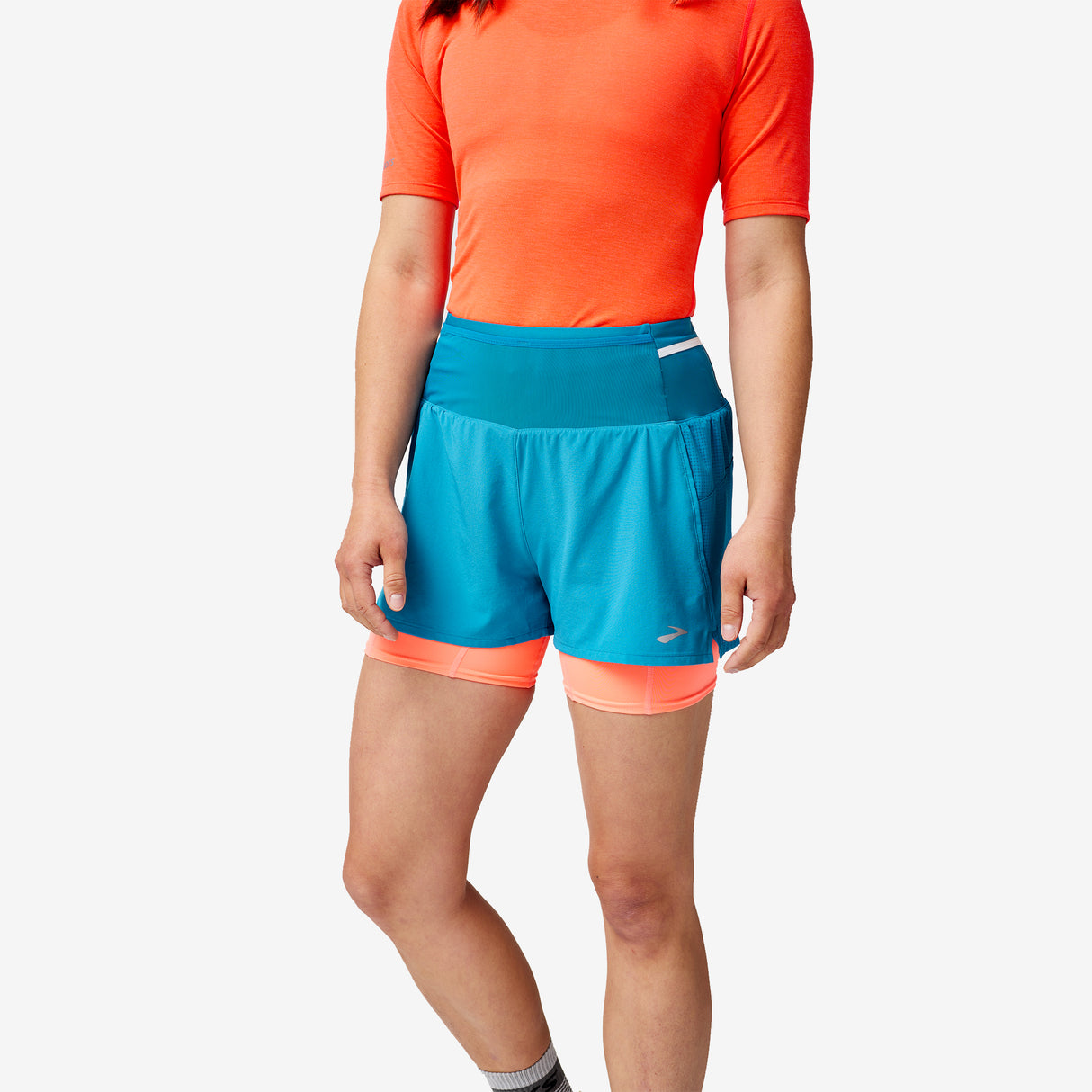 Brooks - High Point 3" 2-in-1 Short 2.0 - Femme