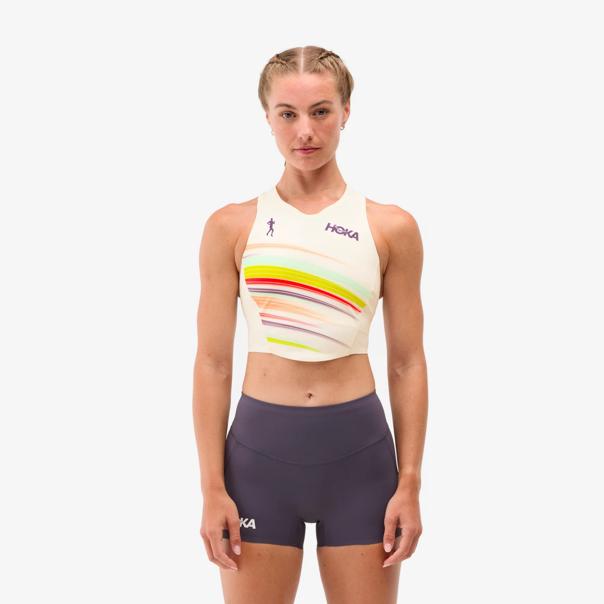 Hoka x Le coureur nordique - Race Day Crop Bra - Femme