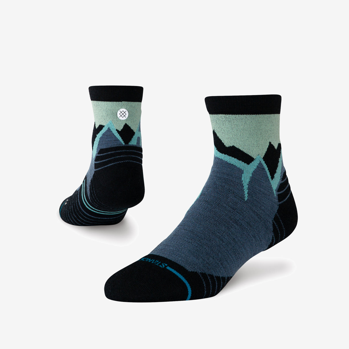 Stance - Run Icy Moutain Light Wool Quarter Socks - Unisexe