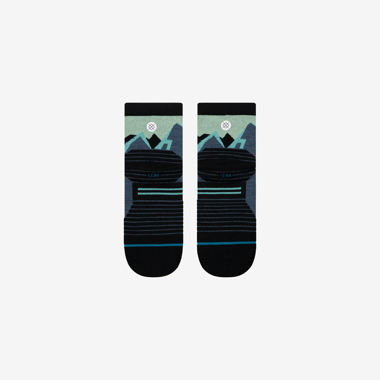 Stance - Run Icy Moutain Light Wool Quarter Socks - Unisexe