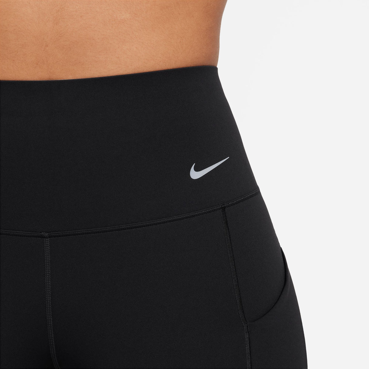 Nike - Universa Medium-Support High-Waisted Cropped Leggings with Pockets - Femme