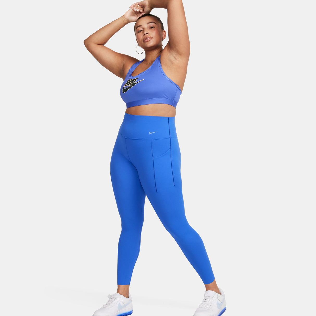 Nike - Universa Medium-Support High-Waisted 7/8 Leggings with Pockets - Femme