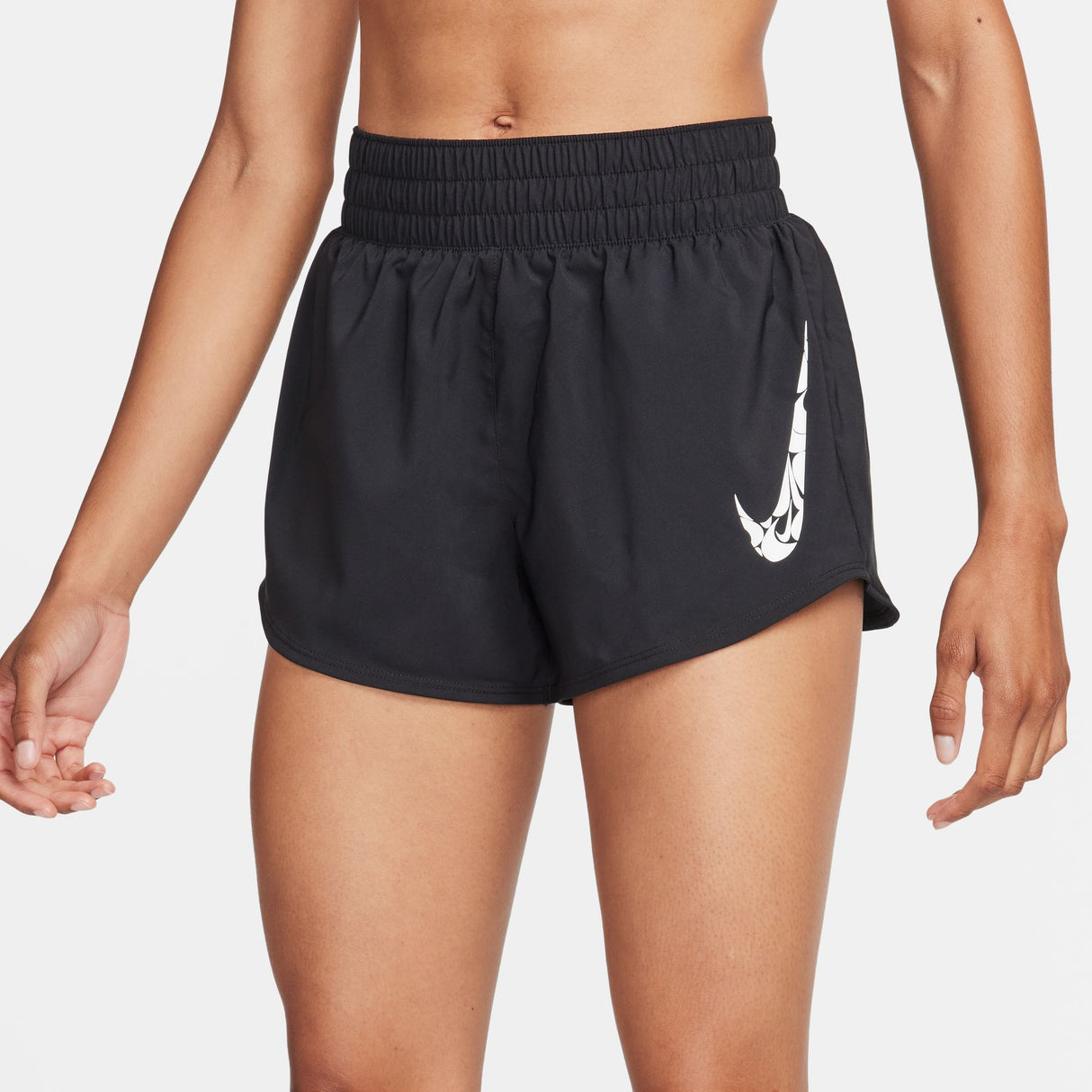 Nike - One Dri-Fit Mid-Rise Brief-Lined Shorts - Femme