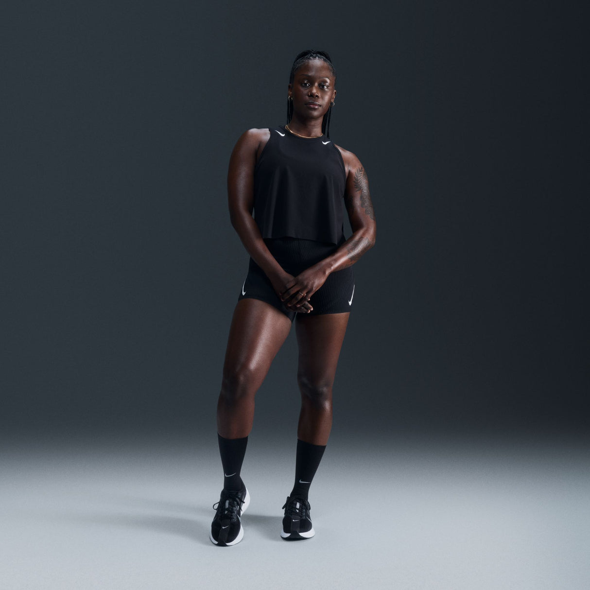 Nike - AeroSwift Dri-FIT ADV Cropped Running Tank Top - Femme