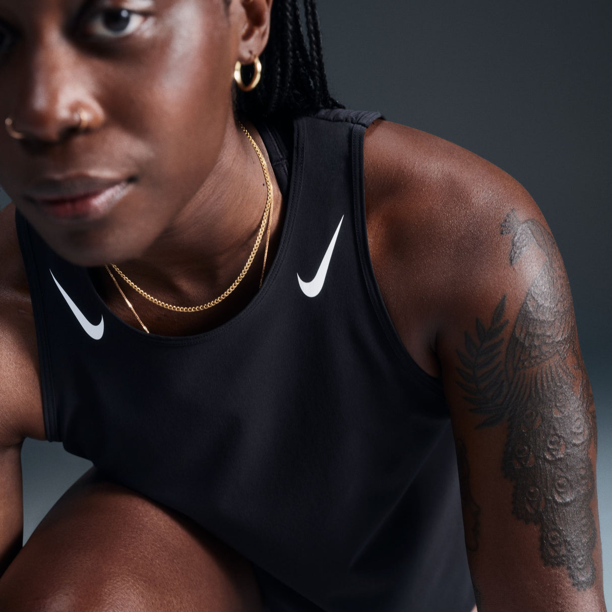 Nike - AeroSwift Dri-FIT ADV Cropped Running Tank Top - Femme