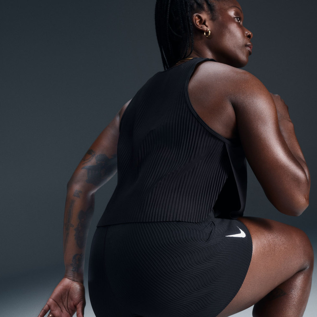 Nike - AeroSwift Dri-FIT ADV Cropped Running Tank Top - Femme