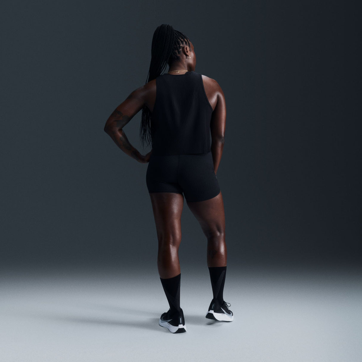 Nike - AeroSwift Dri-FIT ADV Cropped Running Tank Top - Femme