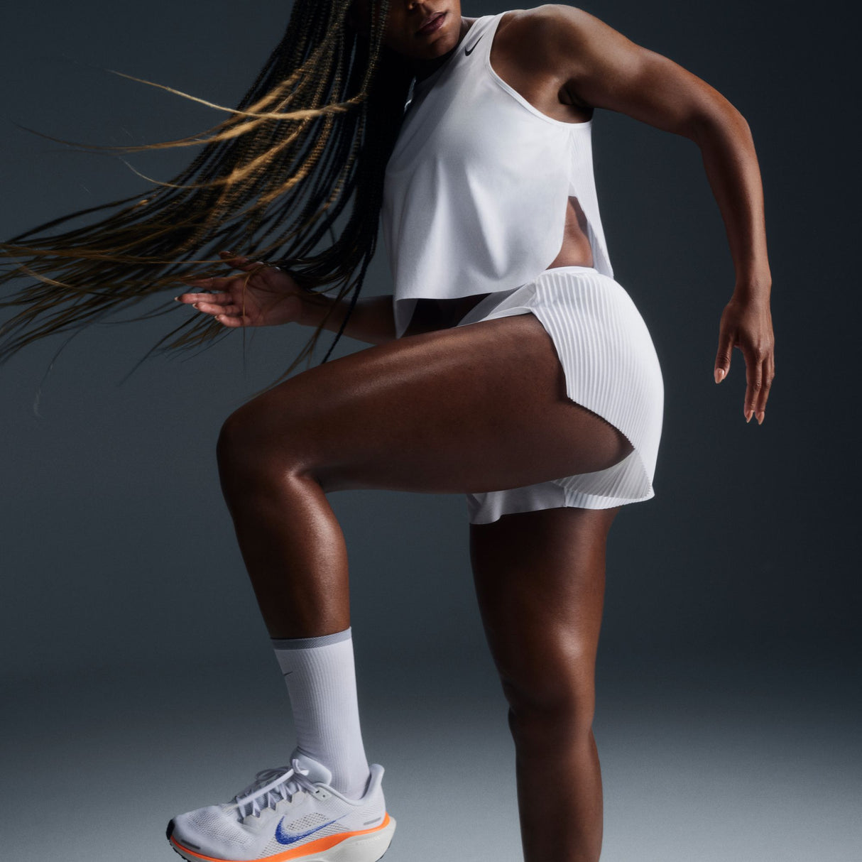 Nike - AeroSwift Dri-FIT ADV Cropped Running Tank Top - Femme