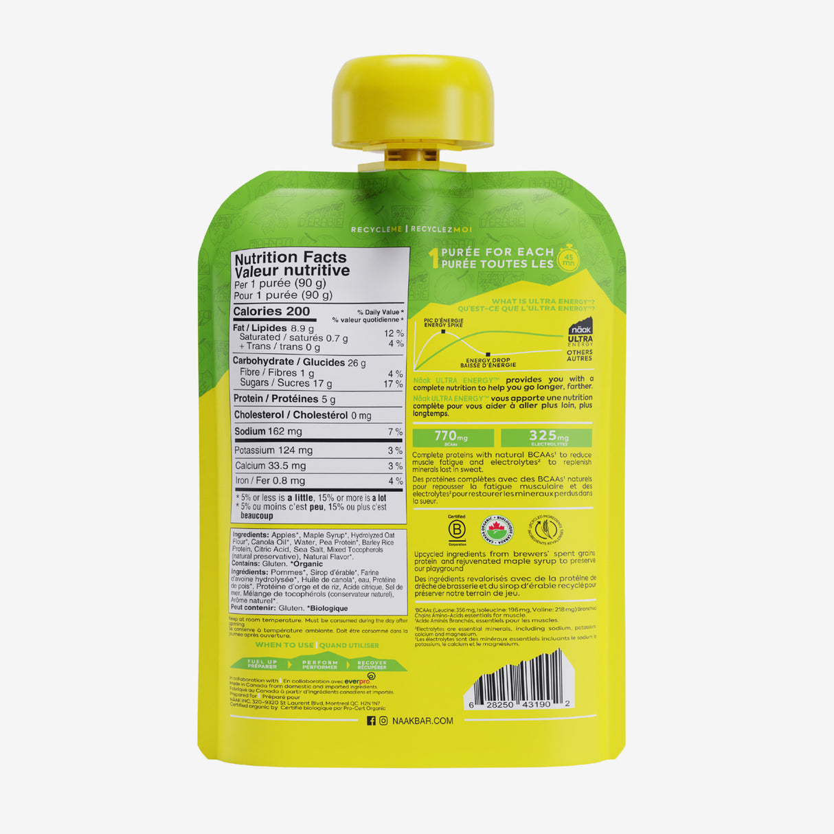 Naak - Purée Energétique (Boite de 6)