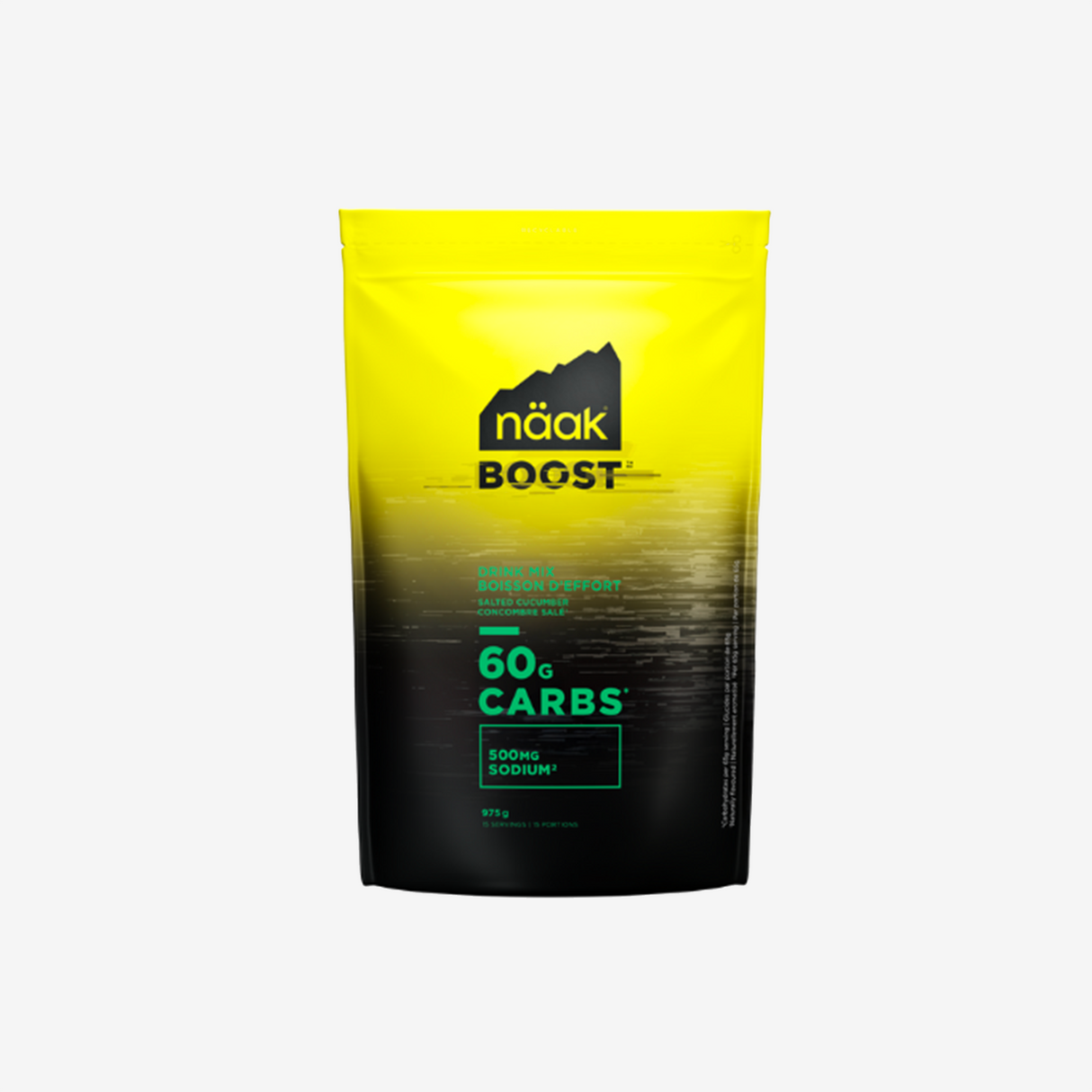Naak - Boisson d'effort Boost Energy (Sac de 15 portions)