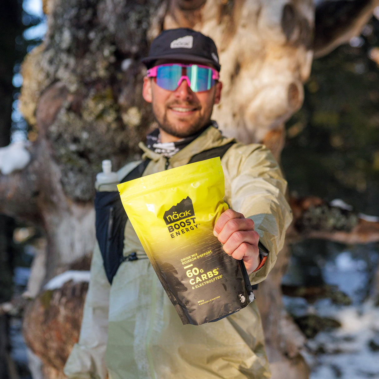 Naak - Boisson d'effort Boost Energy (Sac de 15 portions)