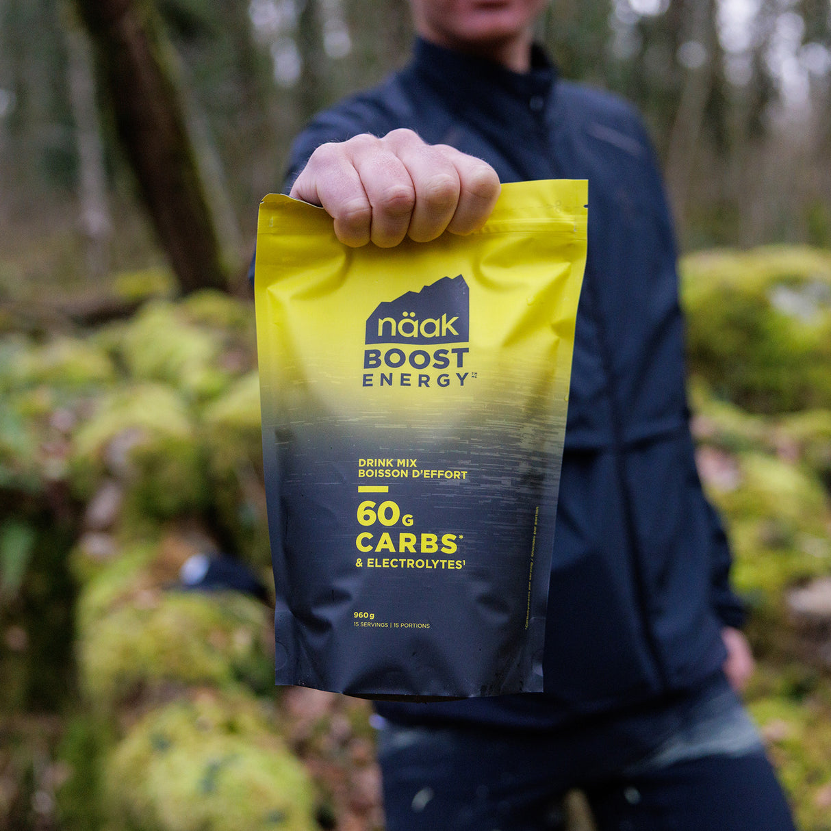 Naak - Boisson d'effort Boost Energy (Sac de 15 portions)