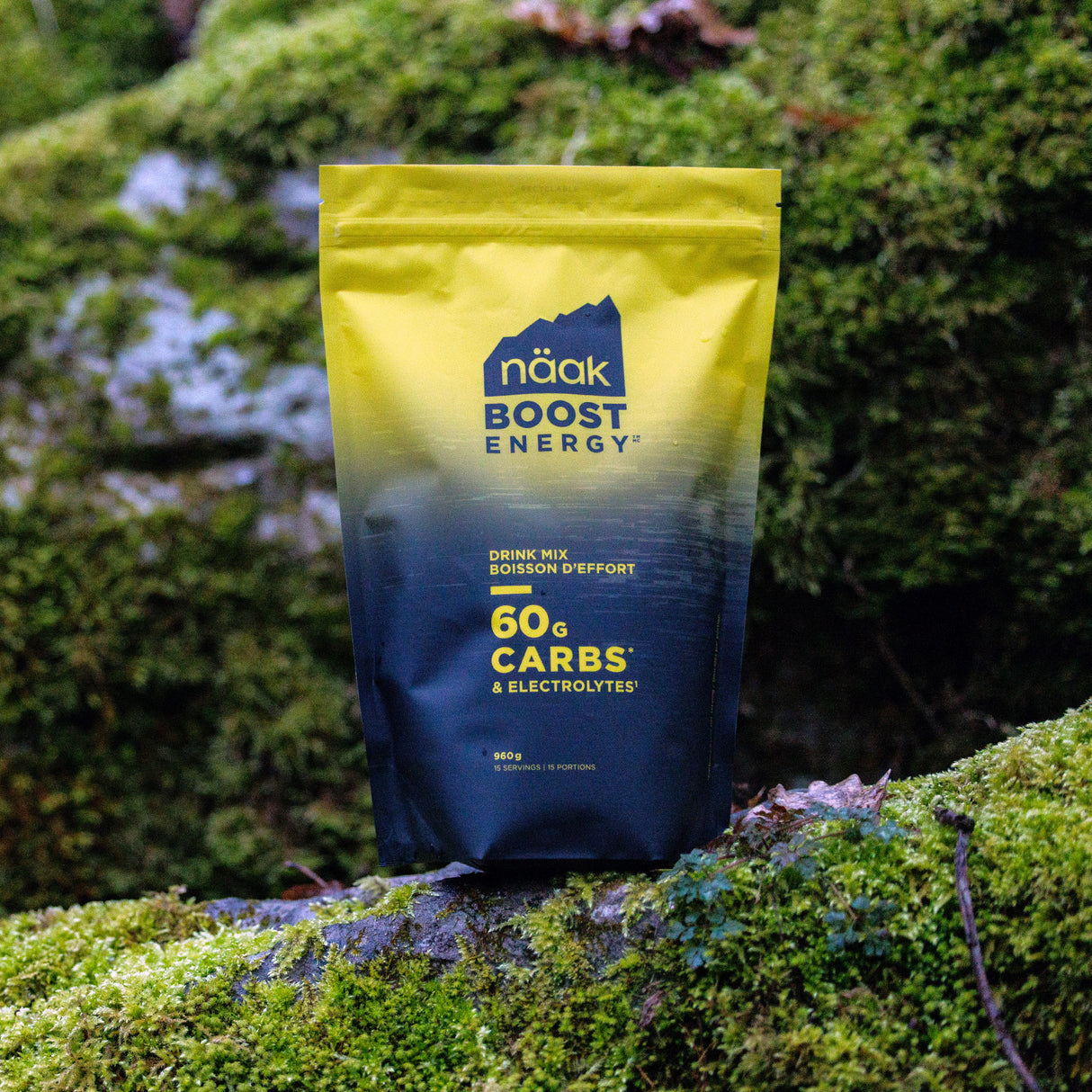 Naak - Boisson d'effort Boost Energy (Sac de 15 portions)