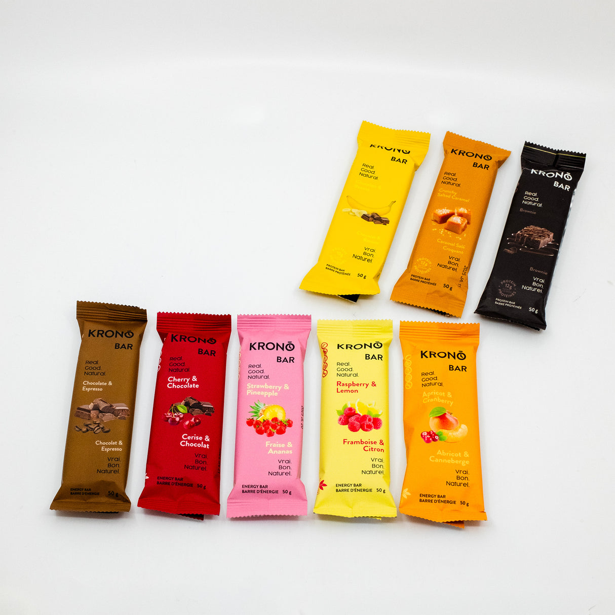 Krono - Barres d'énergie + Protéine - Boite Mixte
