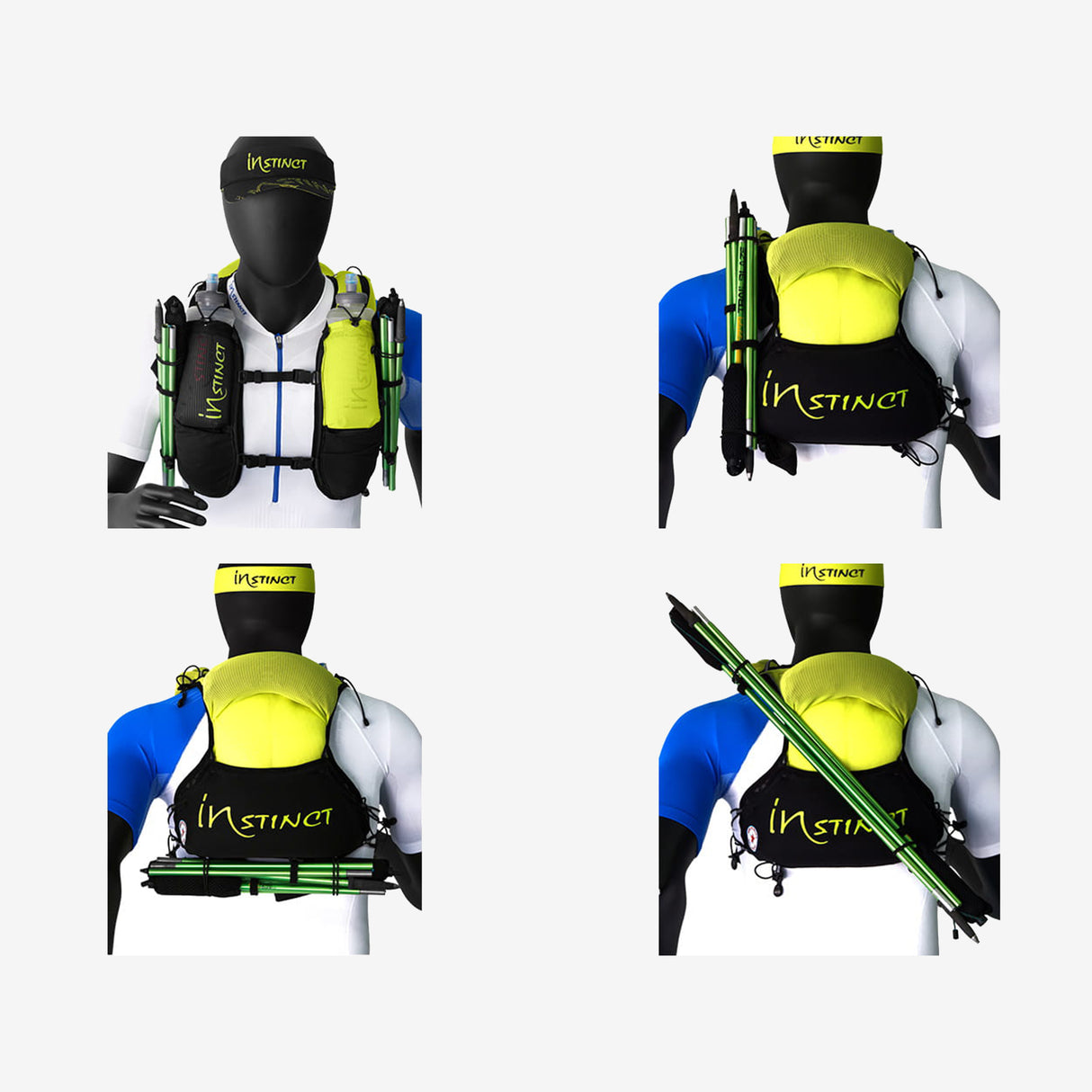 Instinct - Sac à Dos Evolution Trail 7L - Vert/Noir