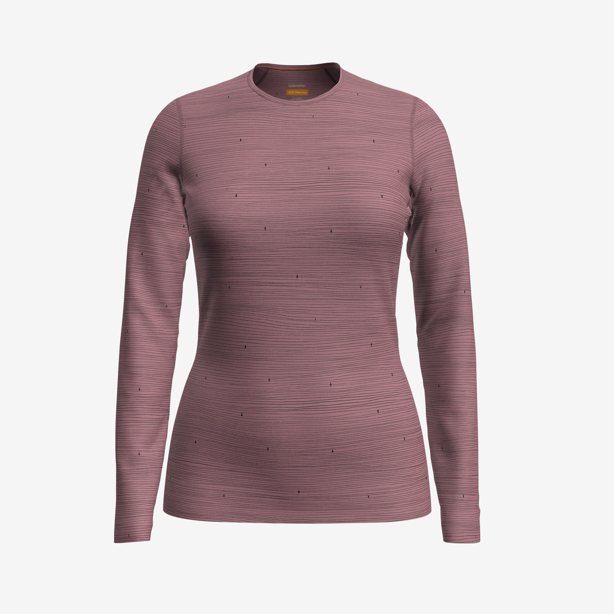 Icebreaker - 200 Oasis Ls Crewe Ski Tracks - Femme