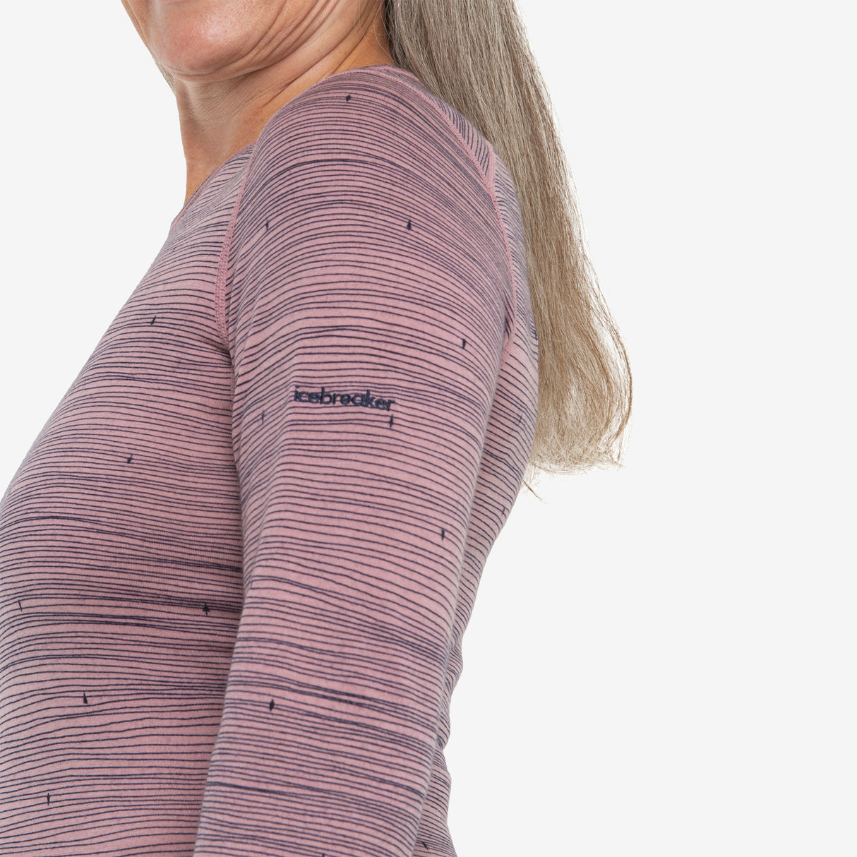 Icebreaker - 200 Oasis Ls Crewe Ski Tracks - Femme