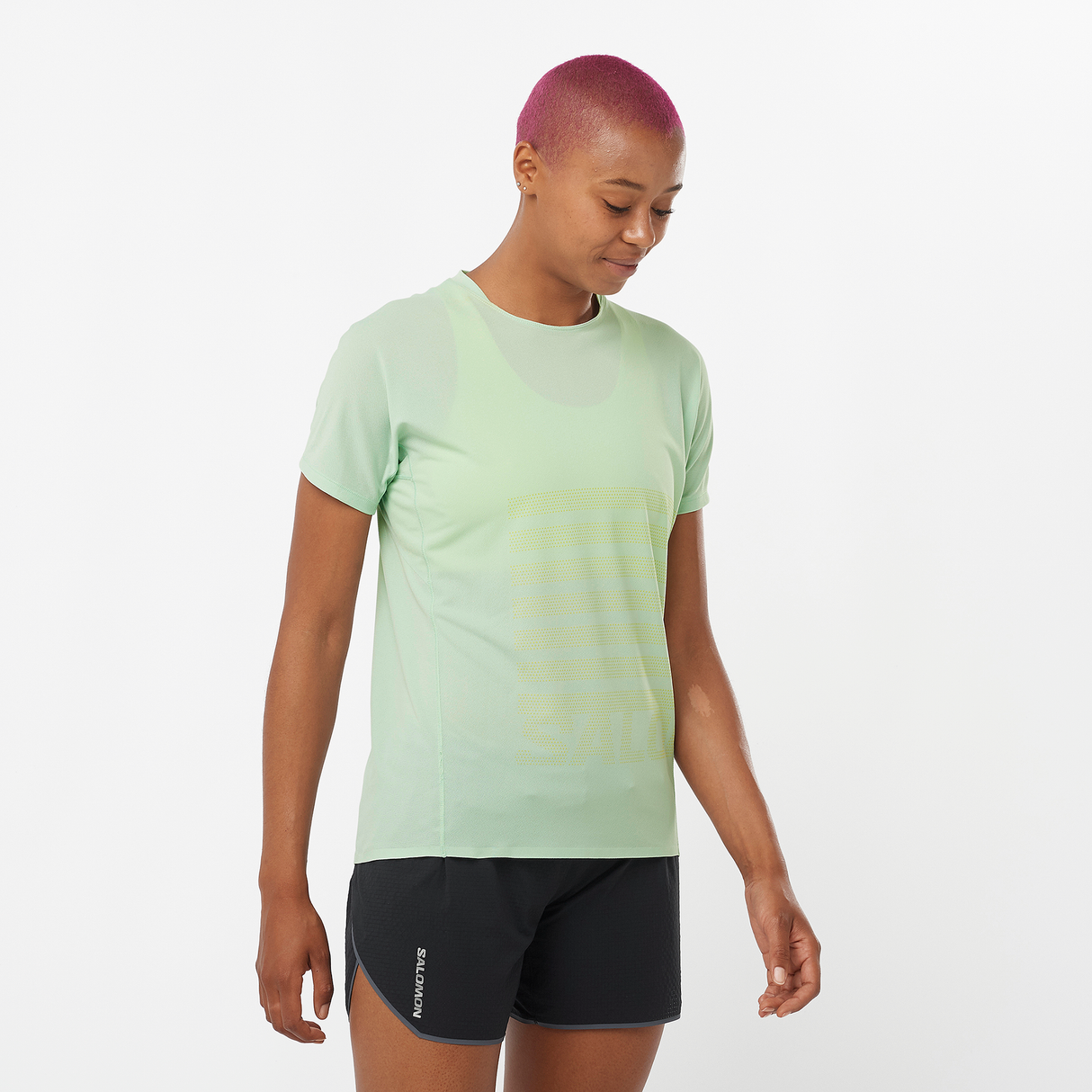 Salomon - Sense Aero SS Tee Gfx - Femme