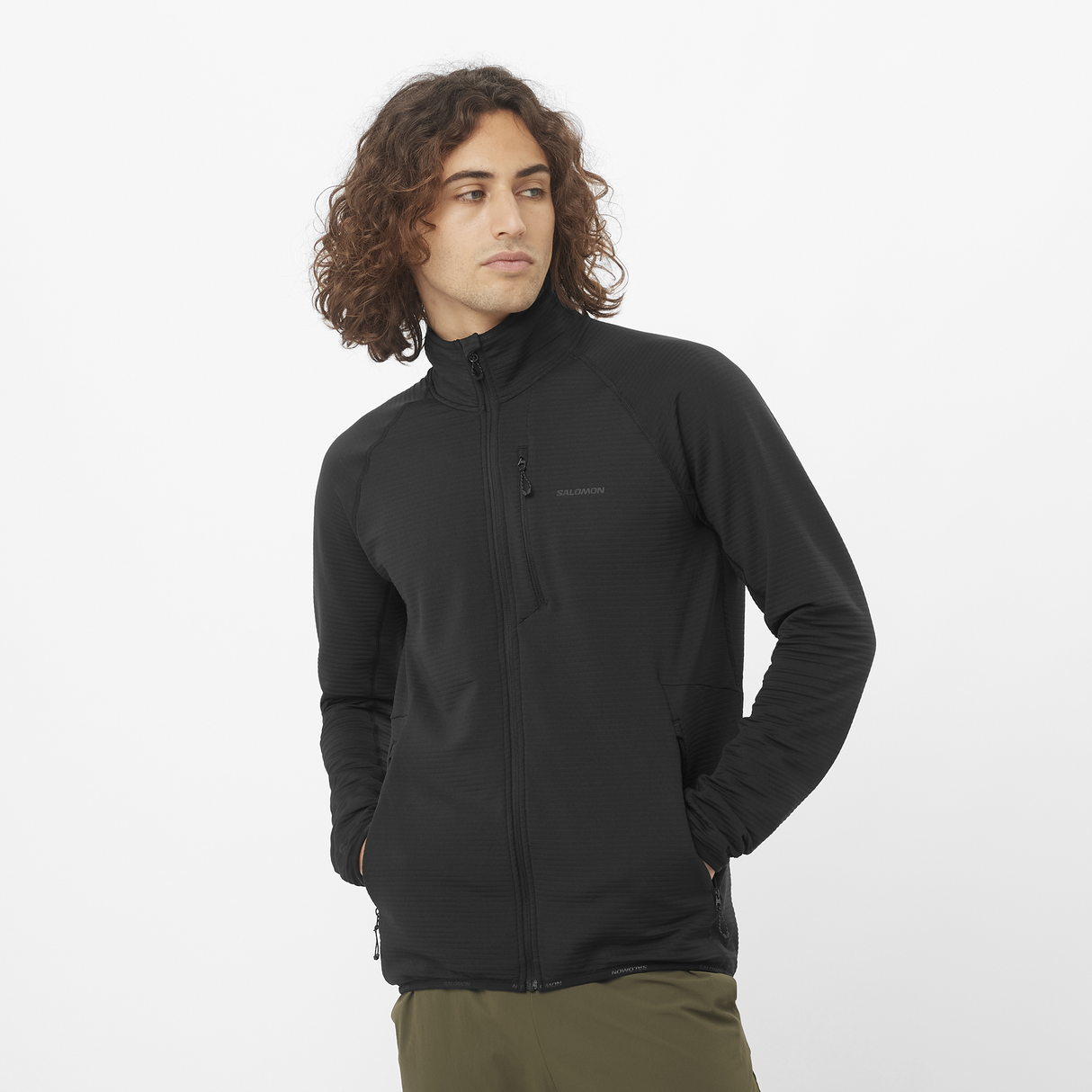 Salomon - Essential Lightwarm Full Zip - Homme