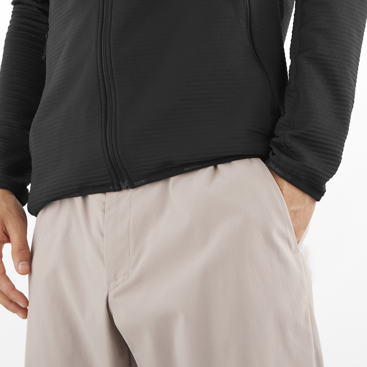 Salomon - Essential Lightwarm Full Zip - Homme