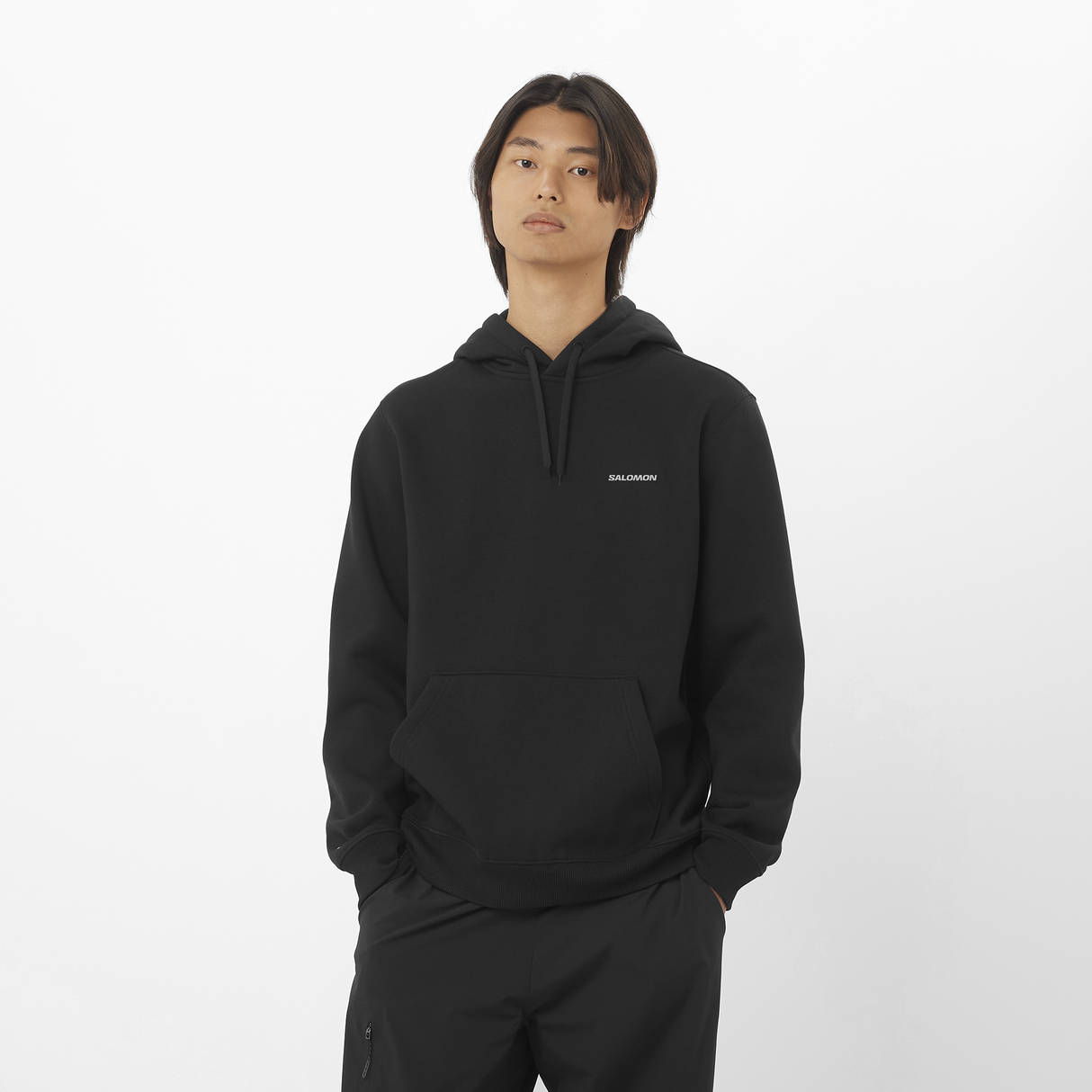 Salomon - Chest Logo Hoodie - Homme
