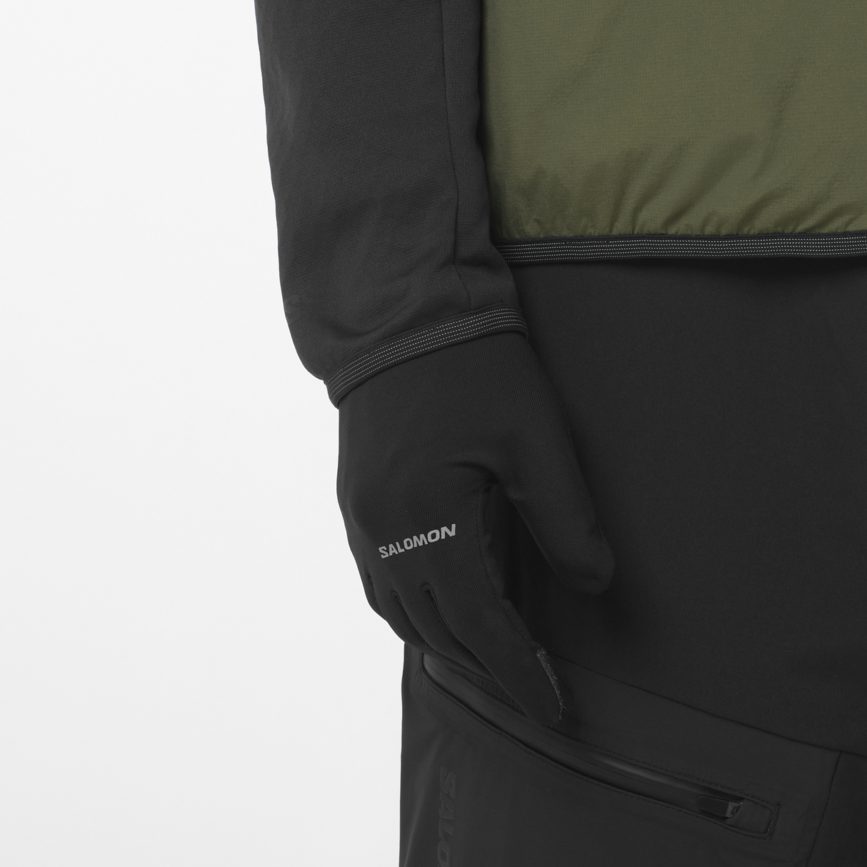 Salomon - Outline Warm Hybrid Hoody - Homme