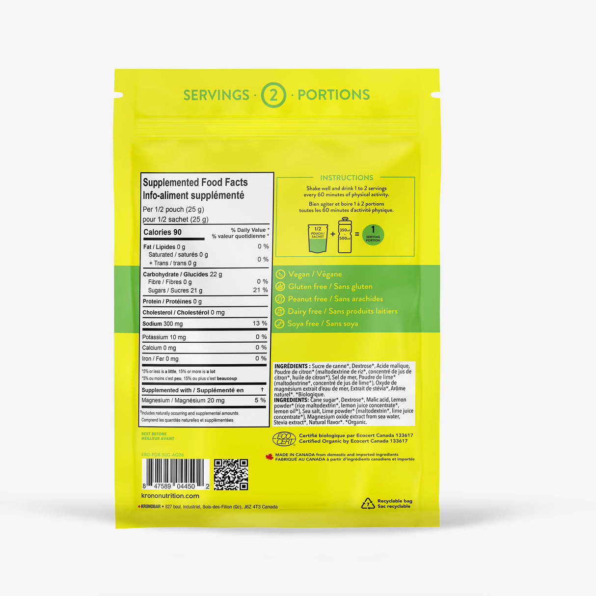 Krono - Electrolyte Drink 50g (Box of 16)