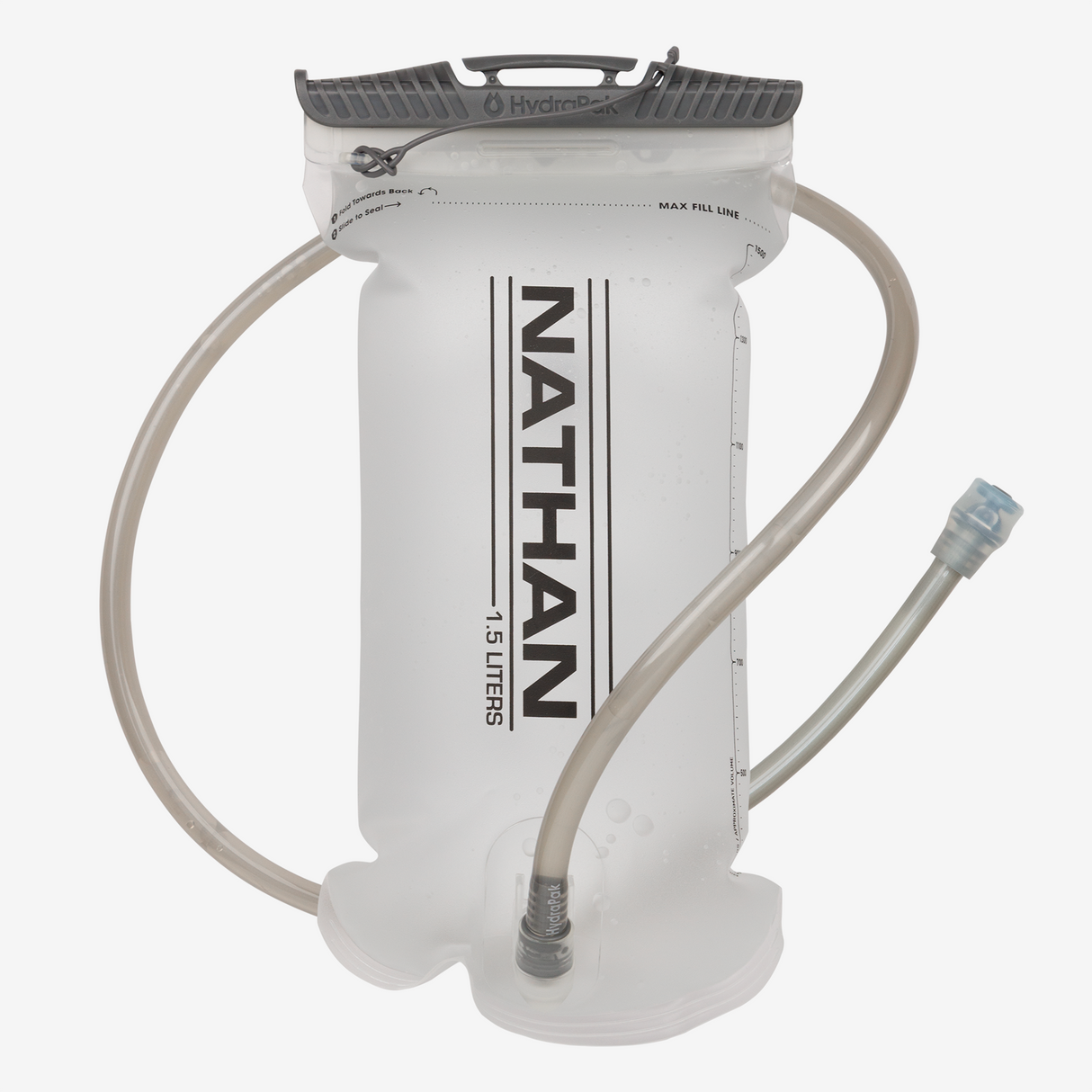 Nathan - 1.5L PNP Hydration Bladder - Silver