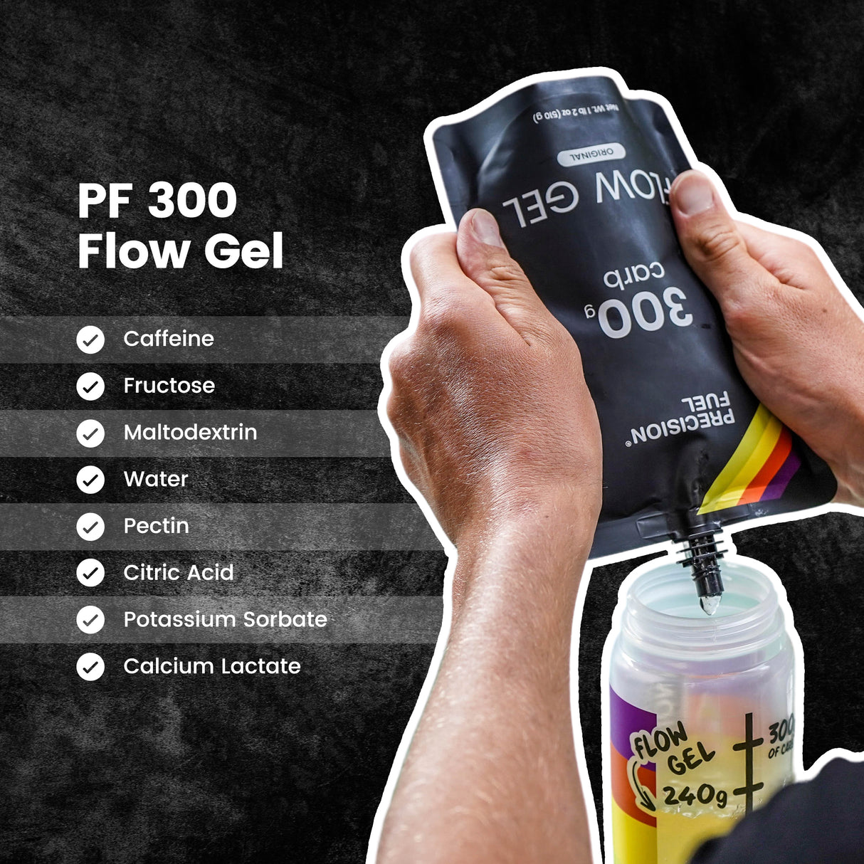 Precision Fuel - 300g Carbs Flow Gel (510g)
