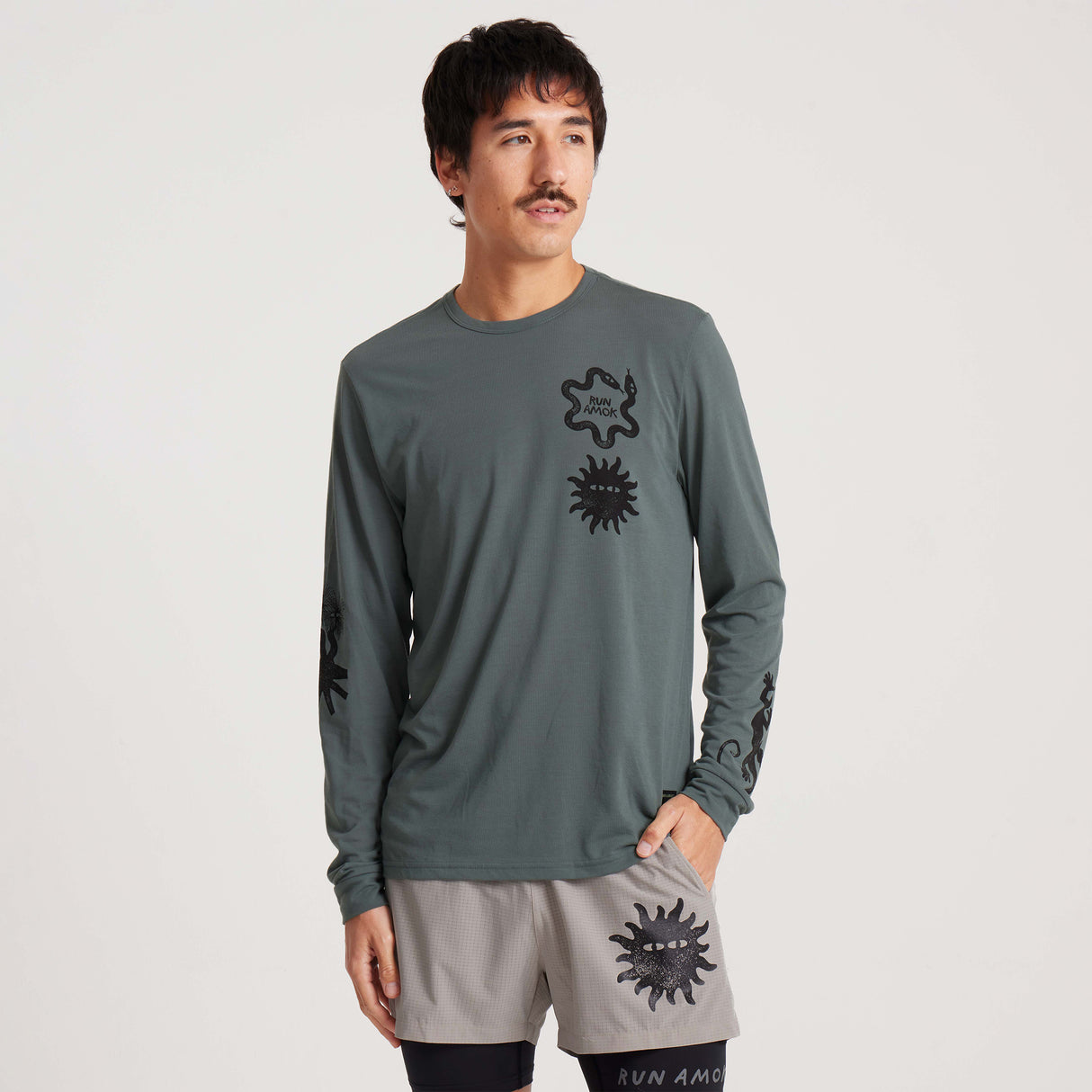 Roark - Mathis Long Sleeve Tee - Homme