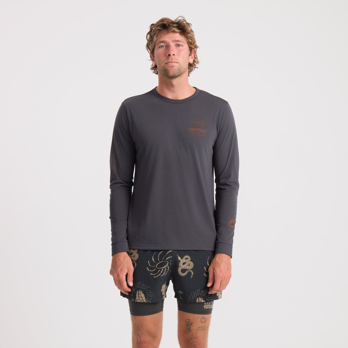 Roark - Mathis Active Long Sleeve Tee - Homme