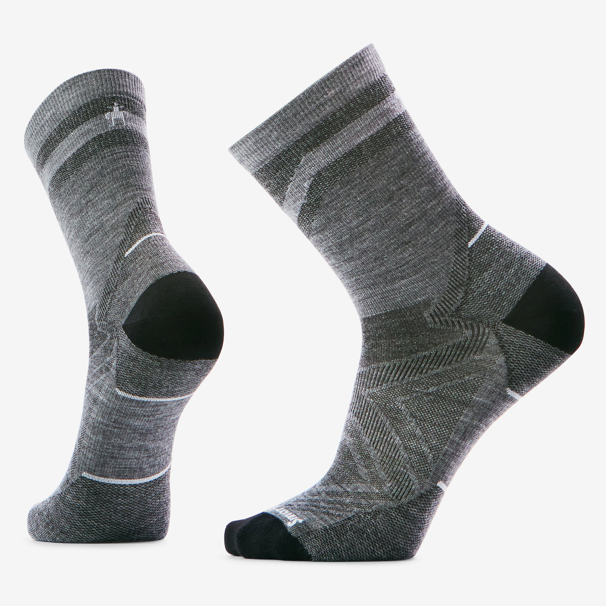 Smartwool - Run Zero Cushion Mid Crew Pattern Socks - Unisex