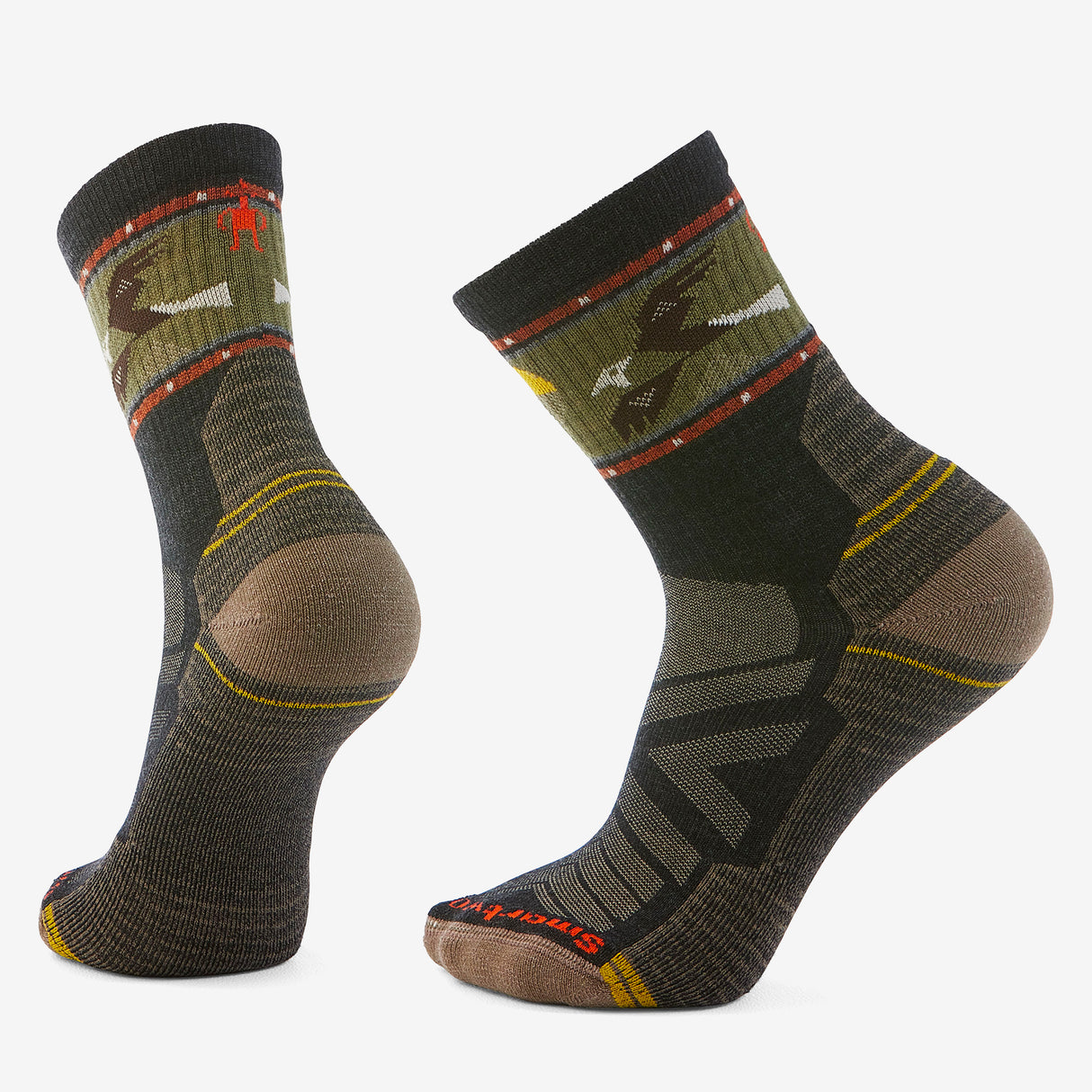 Smartwool - Hike Light Cushion Soaring Print Mid Crew Socks - Unisexe