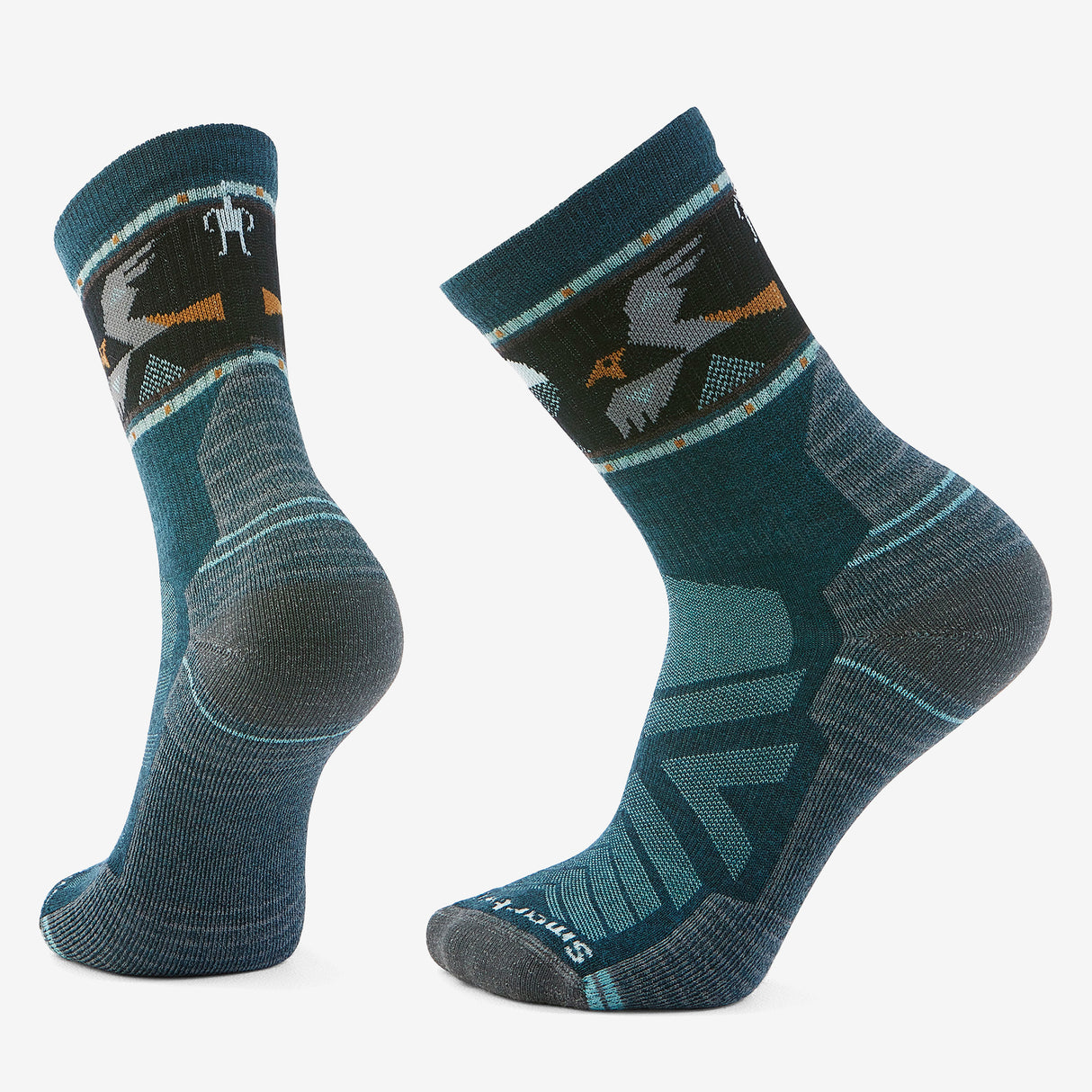 Smartwool - Hike Light Cushion Soaring Print Mid Crew Socks - Unisexe