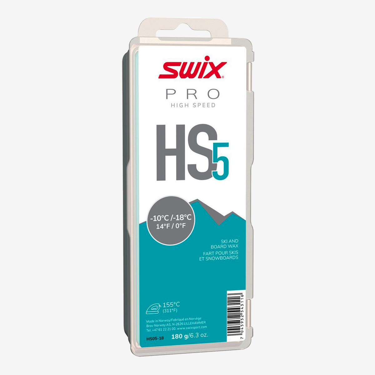 Swix - HS5 Turquoise (-10C to -18C) - 180g
