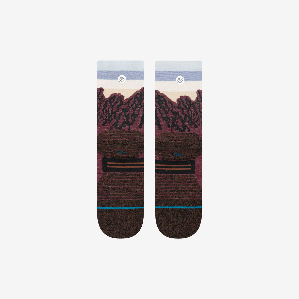 Stance - Run The Ridge Light Wool Crew Socks - Femme