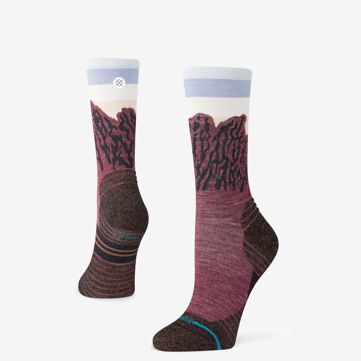 Stance - Run The Ridge Light Wool Crew Socks - Femme