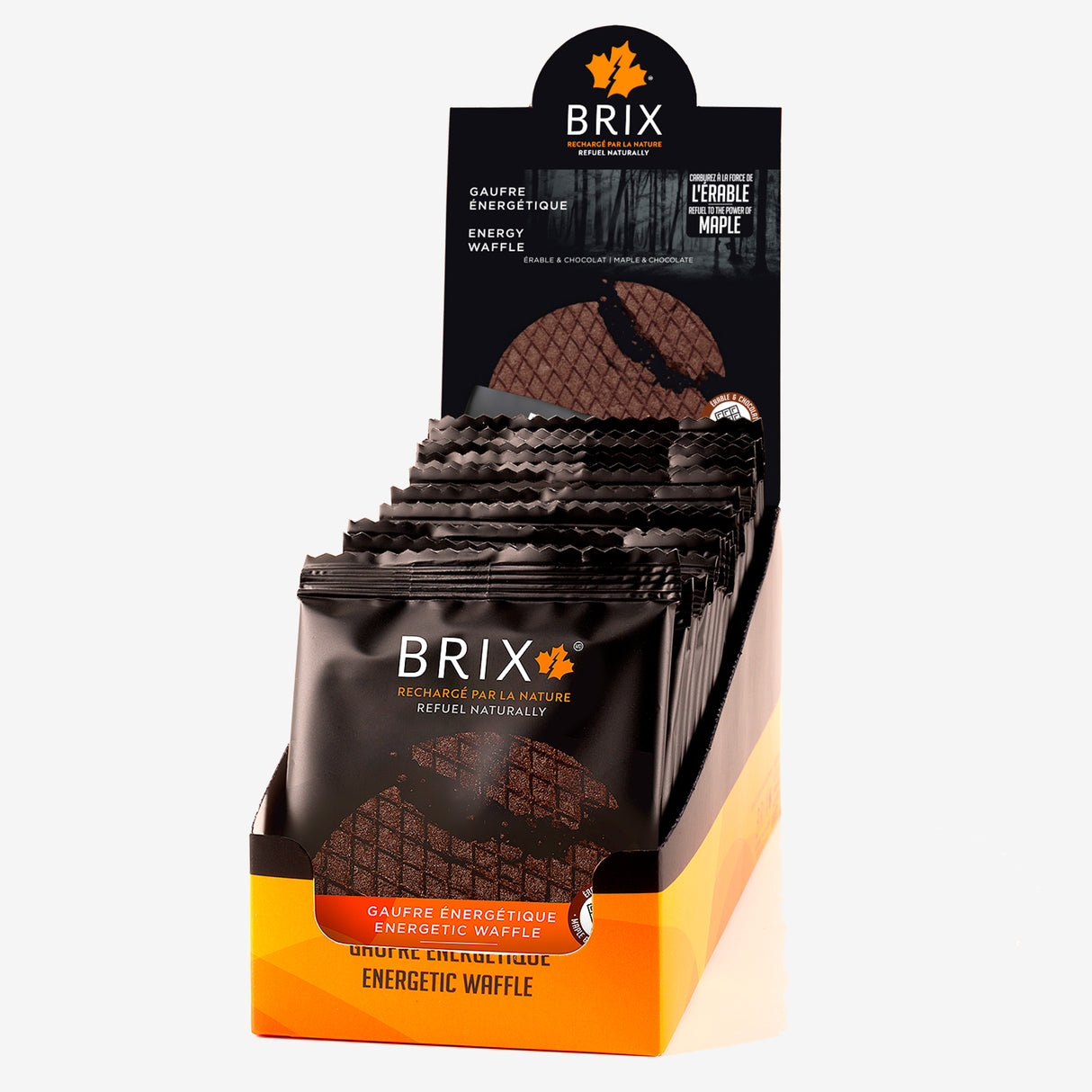 Brix - Gaufre énergétique 30g (Boîte de 24 unités)