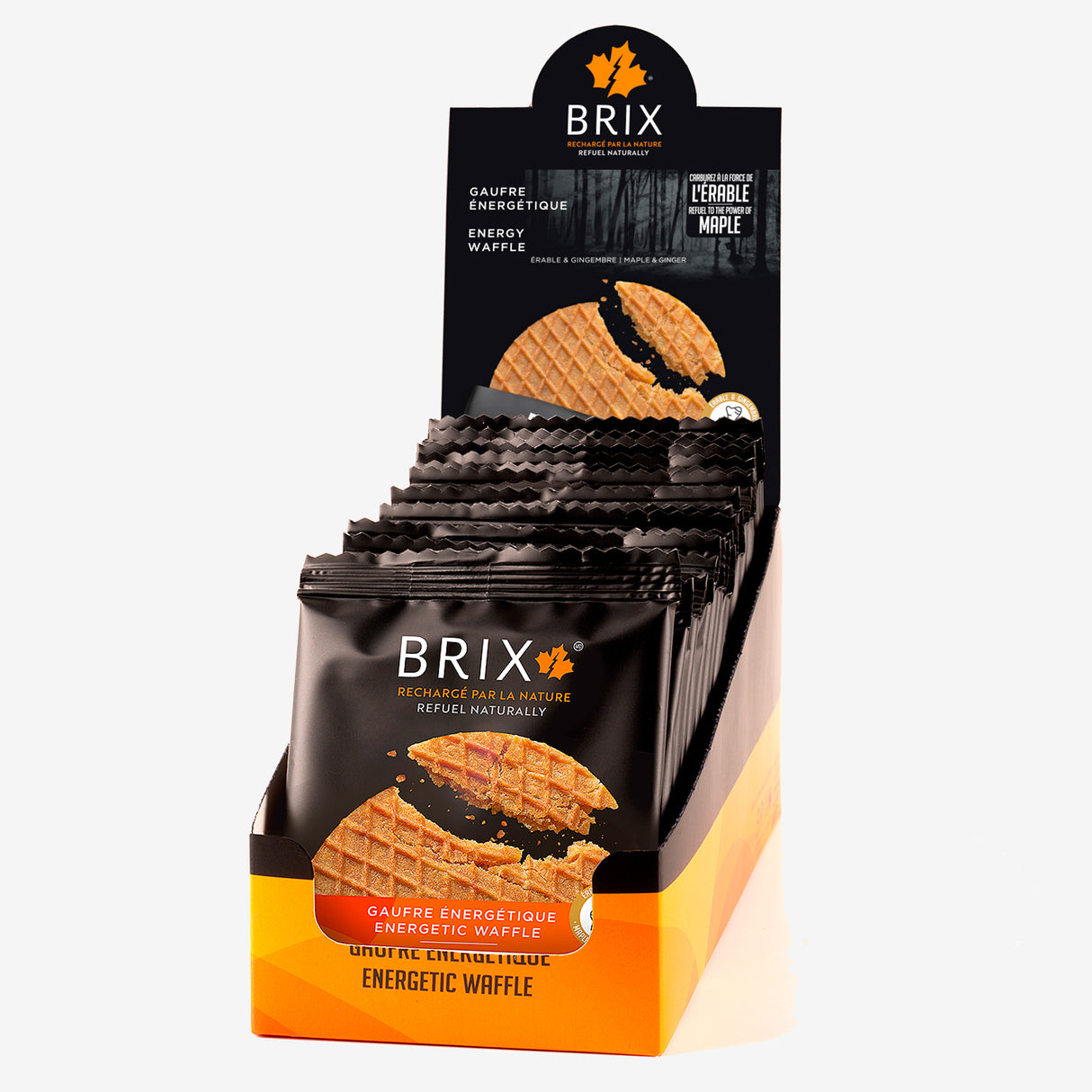 Brix - Gaufre énergétique 30g (Boîte de 24 unités)