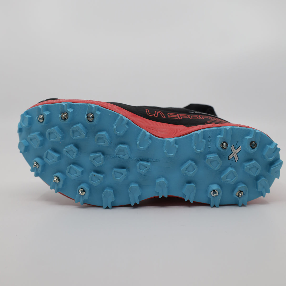 Chaussures Vélo Femme VIKOVIREN – Hybride – Noir/Rouge – Taille 39 (US 6) – Crampons Métal Inclus